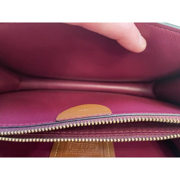 Coach Troupe Crossbody Signature Canvas D2080-70490 EUC Convertible - Picture 9 of 10